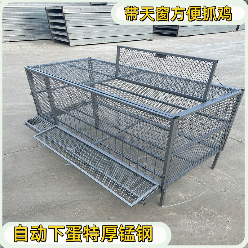 鸡笼子家用室外防雨自动收蛋防啄防黄鼠狼防鼠加厚不锈下蛋养殖笼
