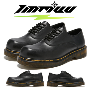 TINMUU天牧潮流英伦美拉德风学院青春文艺复古正装德比鞋短靴男女