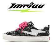 TINMUU 情侣款 任胤蓬同款 天牧闪电ins学院小香风刺绣帆布板鞋