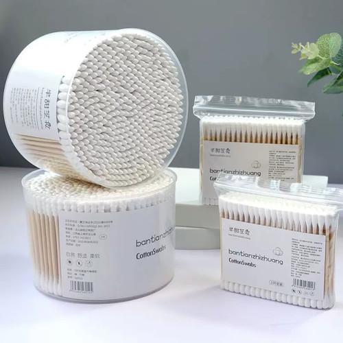 医用双头细圆头棉签掏耳化妆