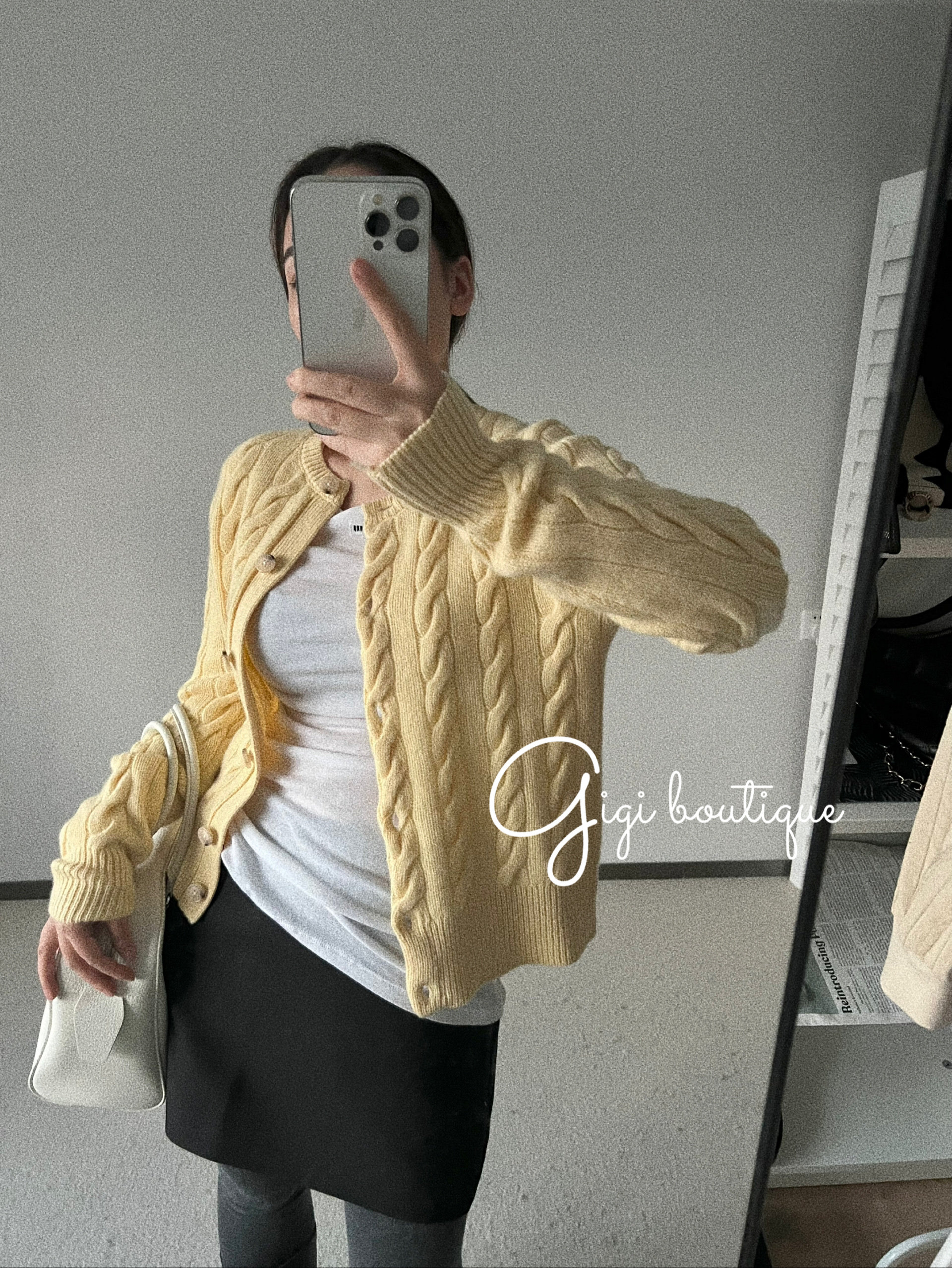 （现）贸易公司订单  老钱学院派 羊绒麻花针织毛衣开衫