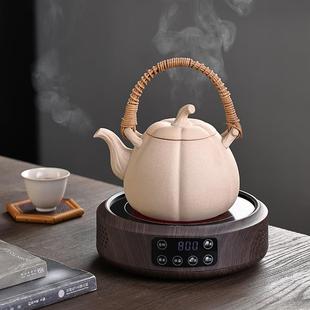泡茶壶家用电陶炉煮茶煮茶器煮茶炉罐罐茶烧水壶 陶瓷提梁壶新款