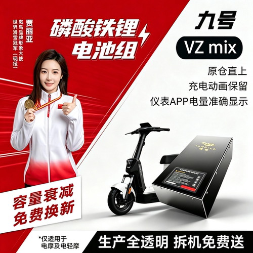 九号电动车VZmix磷酸铁锂电池