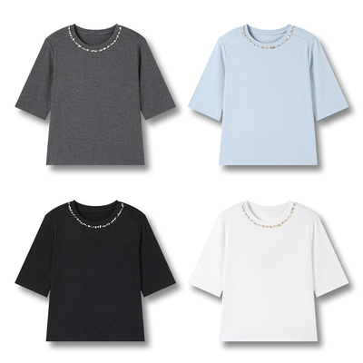 【老板潘潘~原ZM6T862上衣】   星空贝母 』  反面机洗   长53.5