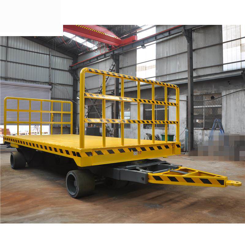 40吨50吨60吨重型厂内中专平板拖车叉车牵引板车平板车