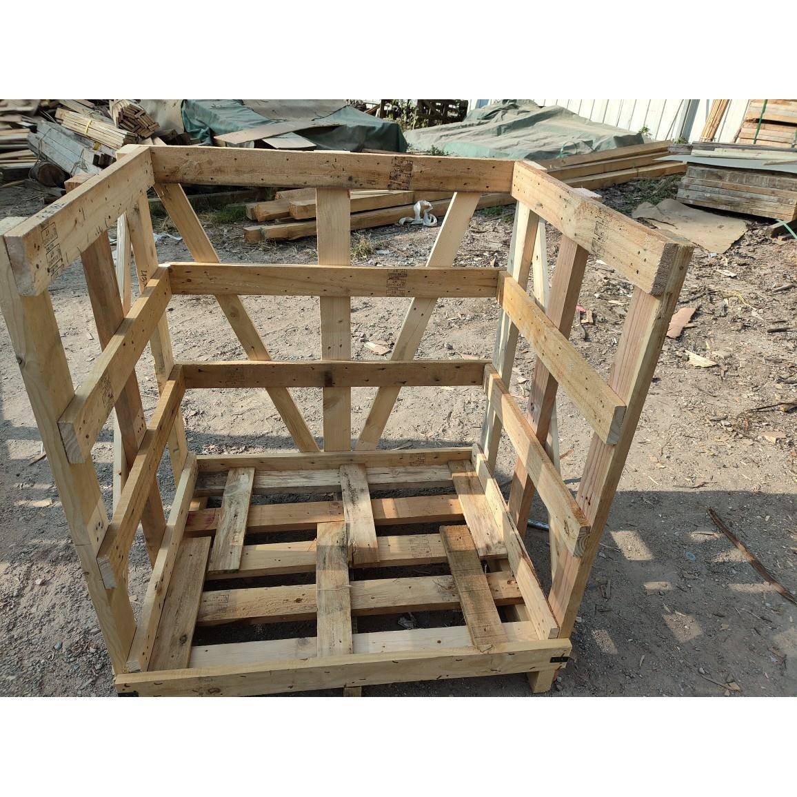 东莞免熏蒸木架仓库机械设备运输周转包装框架实木卡板