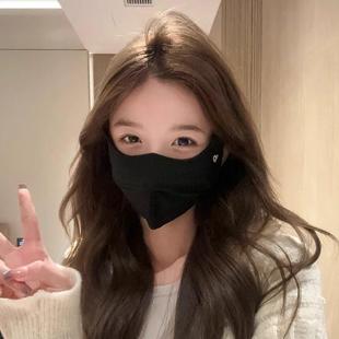 冬季保暖口罩3d立体防风防晒面罩女高颜值透气防尘护眼角男生骑行