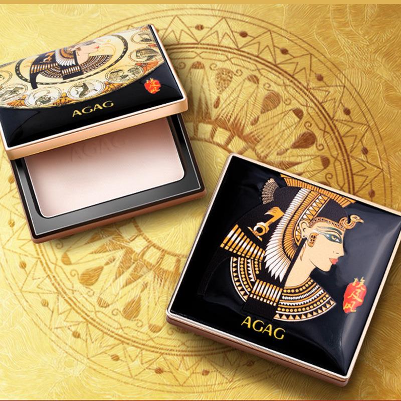 粉饼干皮控油定妆持久控油防水防水补妆干湿两用修容中国独角兽