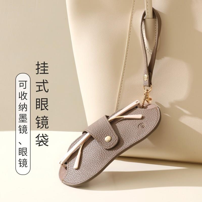 挂绳眼镜包抗压便携眼镜袋太阳墨镜近视眼镜收纳袋挂包防丢保护套