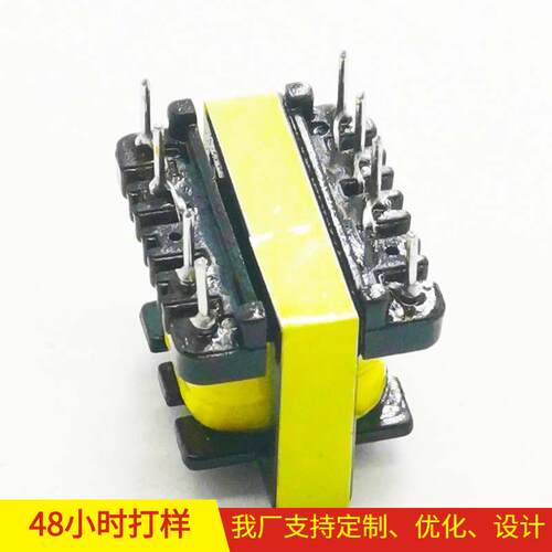 厂家直销ee10ee19ee16微型立式贴片变压器全铜三相隔离工频变压器
