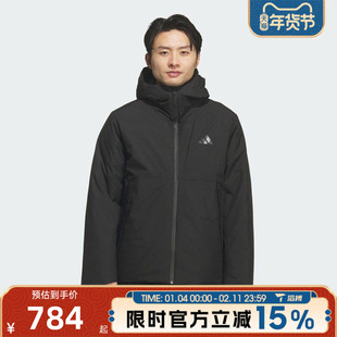 滔搏adidas阿迪达斯男子TECH DOWN JKT运动休闲羽绒服KQ5505