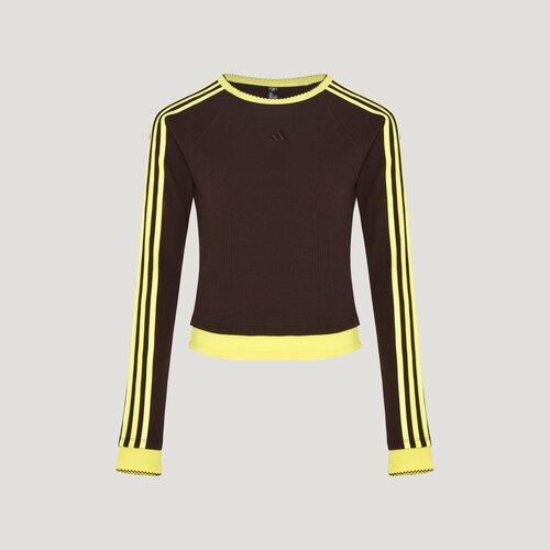 滔搏adidas阿迪达斯女子修身百搭舒适时尚运动休闲长袖T恤LD8788