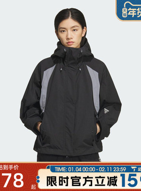 adidas阿迪达斯女子FOS W WVN JKT运动健身夹克外套KS0065