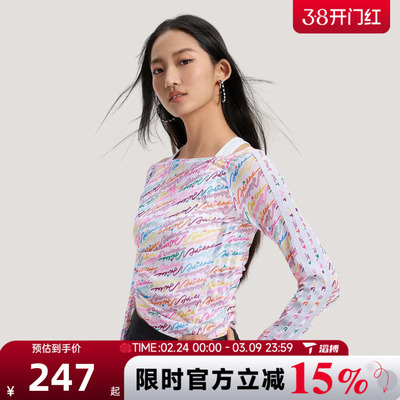 滔搏adidas阿迪达斯女子长袖T恤KR7600