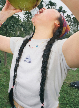 滔搏NIKE耐克女子AS W ACG BABY LUNGS运动休闲短袖T恤HM6085-110