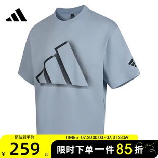 2運動休閑短袖 adidas阿迪達斯男子FUSTL GFX TEE T恤KF6202
