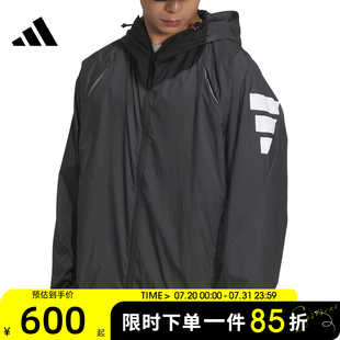 adidas阿迪達(dá)斯男子FUSTL JKT2運(yùn)動(dòng)健身夾克外套JM6234
