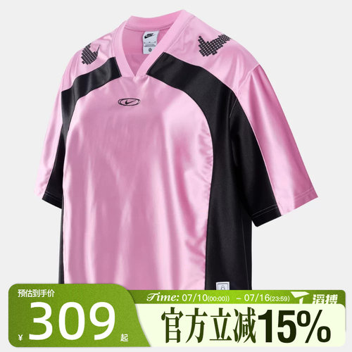 滔搏NIKE耐克女子AS STREET GFX JER运动休闲短袖T恤IQ6138-621