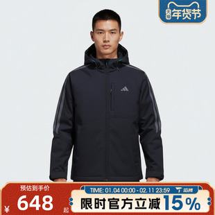 滔搏adidas阿迪达斯男子TH SOFTSHELL JK运动健身夹克外套KR2498