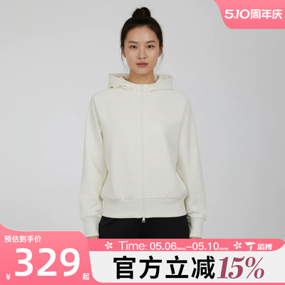 滔搏adidas阿迪达斯女子W SL FZ HD运动健身夹克外套KT3123