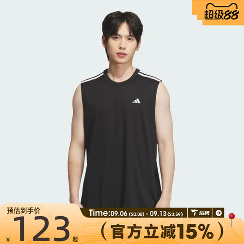 滔搏adidas阿迪达斯男女BB ALWRLD TANK运动休闲无袖T恤KE5906