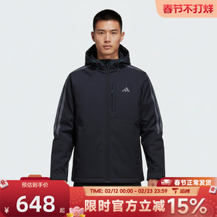 滔搏adidas阿迪达斯男子TH SOFTSHELL JK运动健身夹克外套KR2498