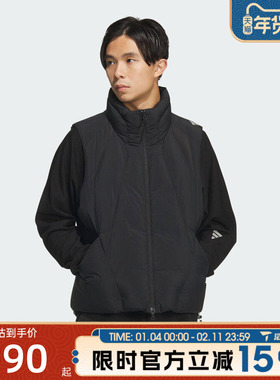 adidas阿迪达斯男子FUSTL M DWN VES运动休闲羽绒马甲KH1479