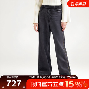 JX9211 PANT运动休闲长裤 滔搏adidas阿迪达斯三叶草女子DENIM ZIP