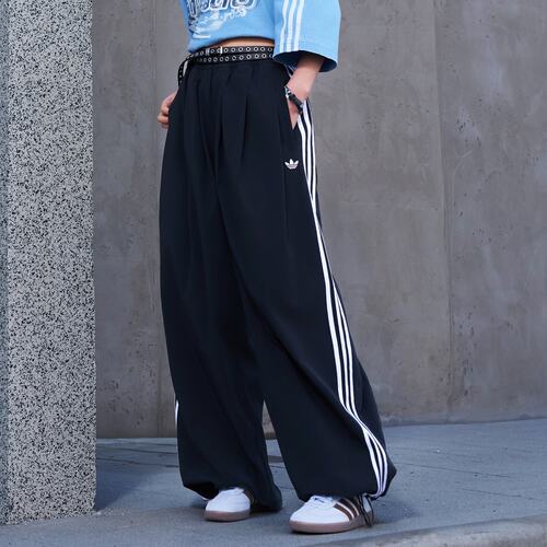 滔搏adidas阿迪达斯三叶草女子时尚街头风运动休闲梭织长裤KY5185