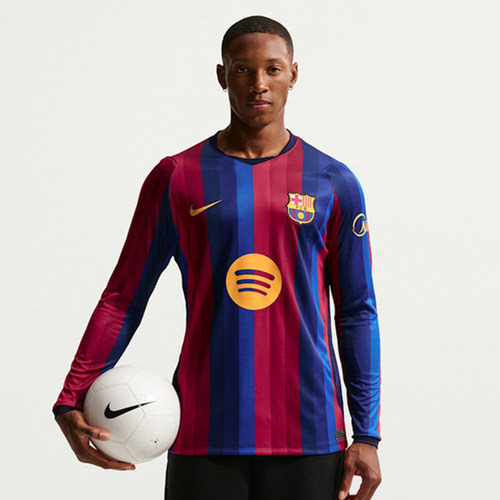 滔搏NIKE耐克男子FCB DF JSY LS STAD运动休闲长袖T恤IR0044-683