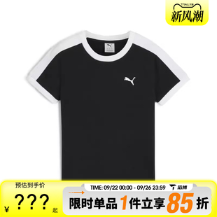 滔搏puma彪馬女子 Slim Tee運動休閑短袖 T恤63587601