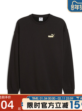 滔搏puma彪马男子METALLIC Relaxed运动休闲套头衫卫衣63467501