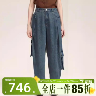 滔搏adidas阿迪达斯三叶草女子DENIM KC5813 CARGO运动休闲长裤