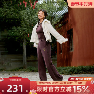 滔搏adidas阿迪达斯女子三条纹新年款百搭运动休闲长袖T恤KW4678