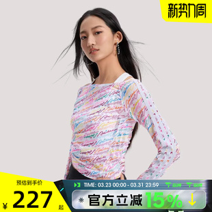 滔搏adidas阿迪达斯女子长袖 T恤KR7600