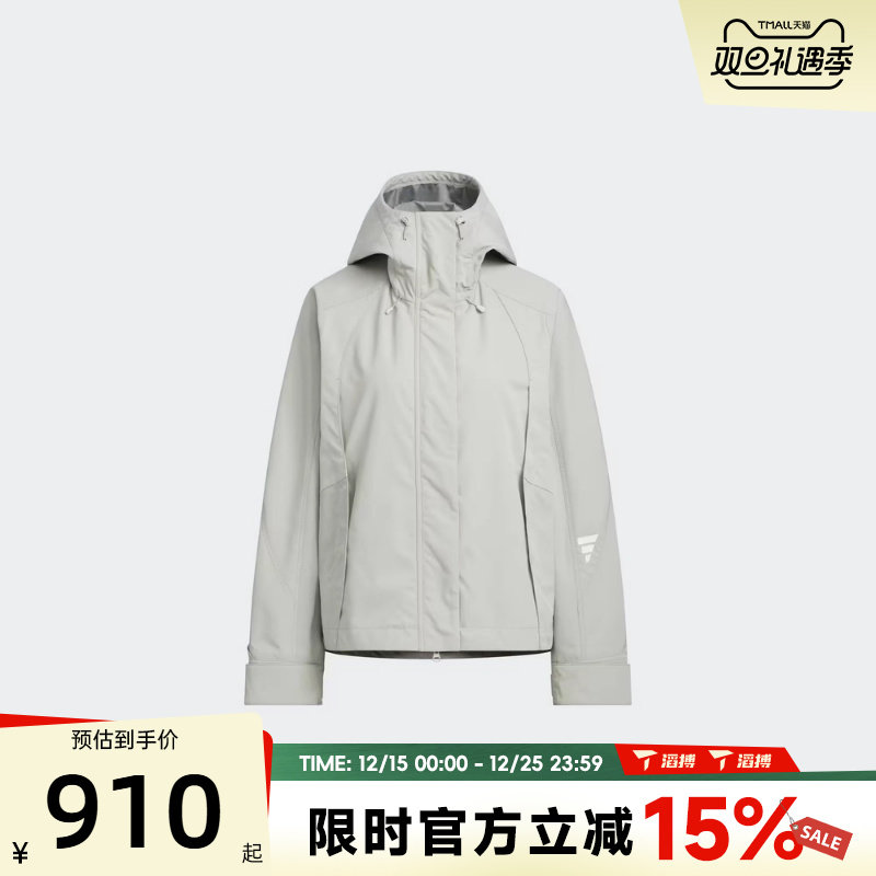 adidas阿迪达斯女子FOS W WVN JKT运动健身夹克外套KS0066