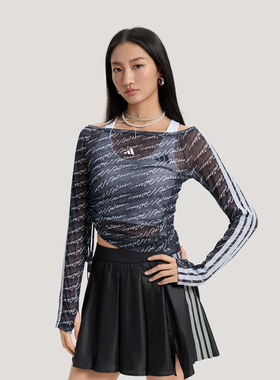 滔搏adidas阿迪达斯女子长袖T恤KS5308