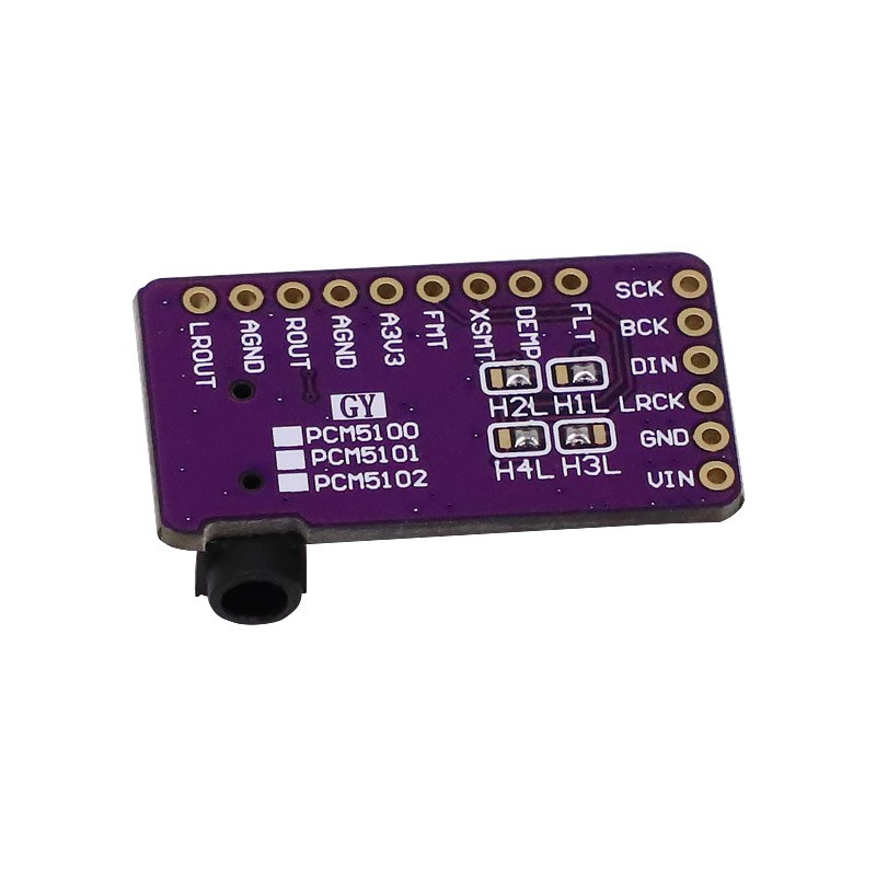 GY-PCM5102 I2S IIS 单片机 树莓派 优质无损数字音频DAC解码板
