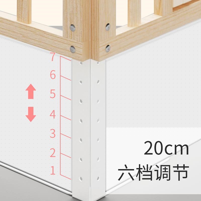 吉功床围栏宝宝防摔防护栏婴儿童护栏实木通用上大床栏杆床边挡板