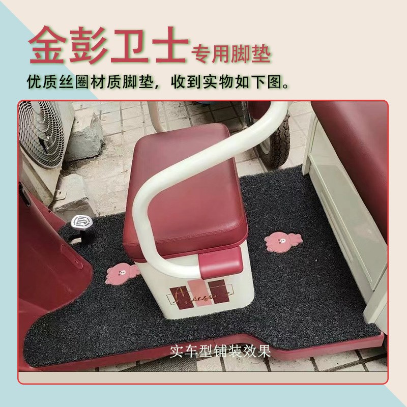 适用金彭卫士电动三轮车脚垫防滑厚实丝圈耐磨脚踏板踩垫踏皮免裁