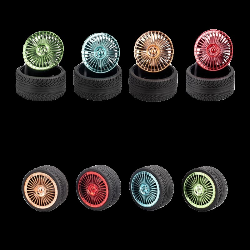 创意复古车轮小风扇可爱USB充电式便携小型宿舍桌面静音手持风扇