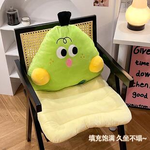 加厚坐垫靠背一体防屁股痛办公室久坐椅垫护腰座垫飘窗蒲团沙发垫