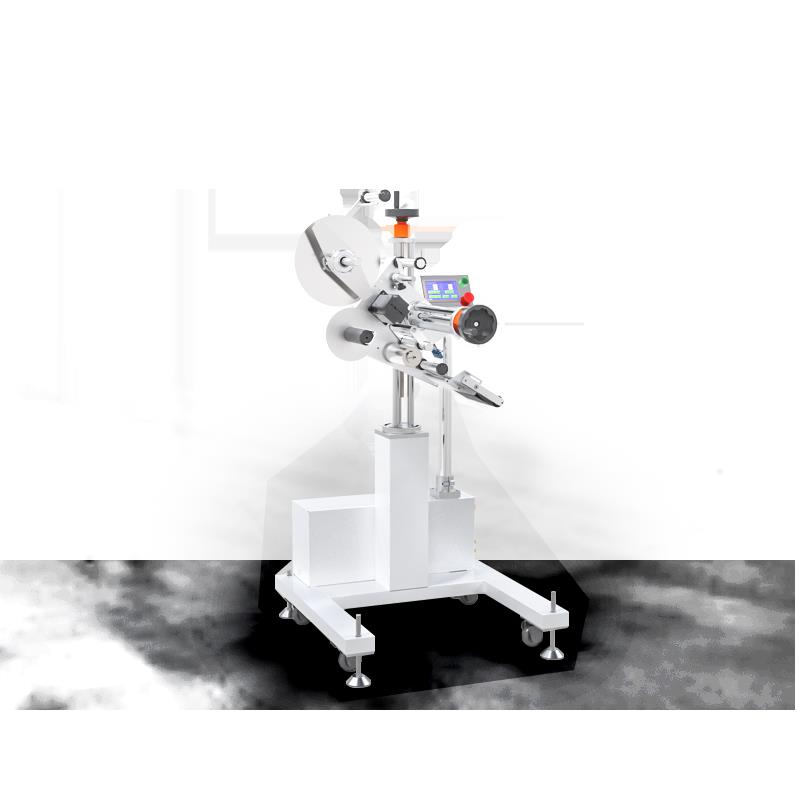 贴标机全自动流水线平纸盒礼盒瓶盖Pe包装袋吊牌不干胶贴标机头