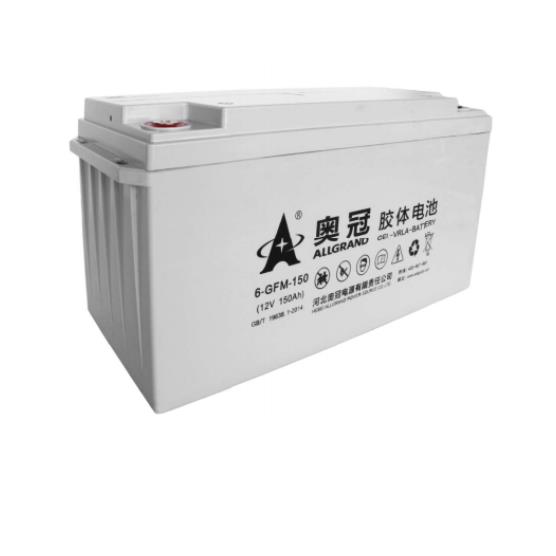 奥冠胶体蓄电池6-GFM-100大容量12V200AH太阳能光伏发电专用电池