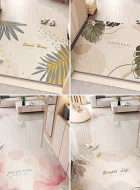 入户门地垫pvci可擦洗进门门口脚垫2023新款进户门可裁剪皮革地毯