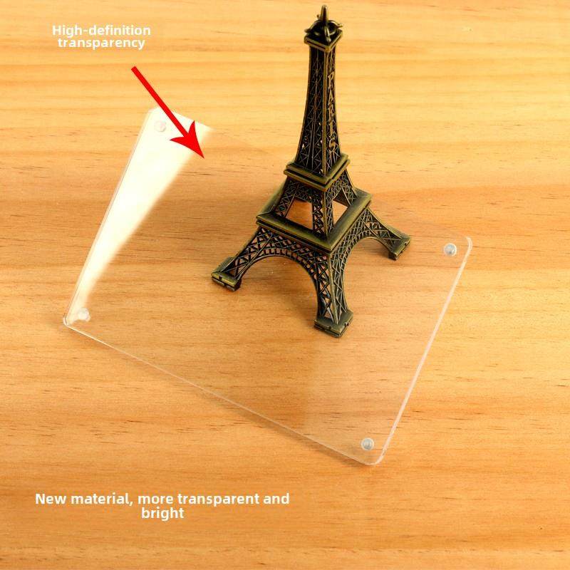 全新丙烯酸合成材料强磁性面板透明定制价格标签价格标签平表标签