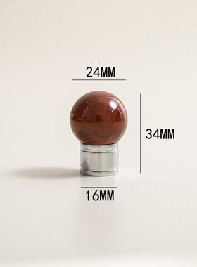 INDOORS法式轻奢高档柜门把手整体橱柜鞋柜银色水晶大理石圆球小