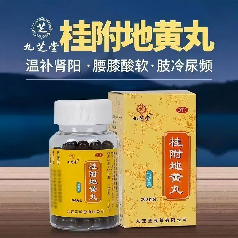 九芝堂桂附地黄丸200丸 正品尿频肾虚补肾固精强肾肾阳虚中药调理