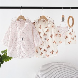 2023年新款卡通可爱小清新儿童雨披男女宝宝幼儿园薄款柔软雨衣