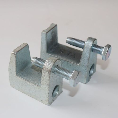 铸铁老虎卡夹 牙C型钢配件吊件 H槽钢挂钩工字钢梁卡